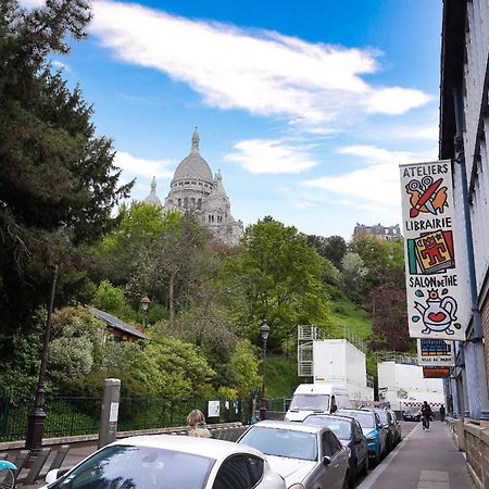 Charmant Appartement A Montmartre-Sacre Coeur Párizs Kültér fotó