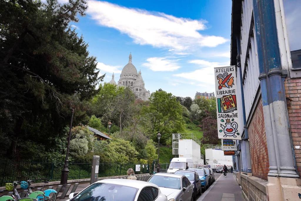 Charmant Appartement A Montmartre-Sacre Coeur Párizs Kültér fotó